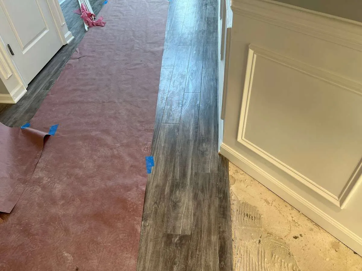 Completed marble shower restoration in Anaheim